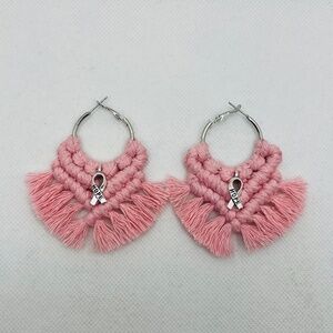 Breast Cancer Awareness earrings